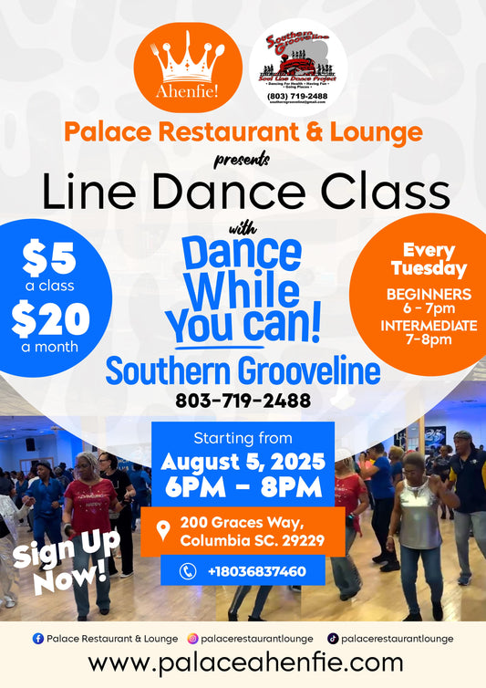 Line Dance Class (A Month)
