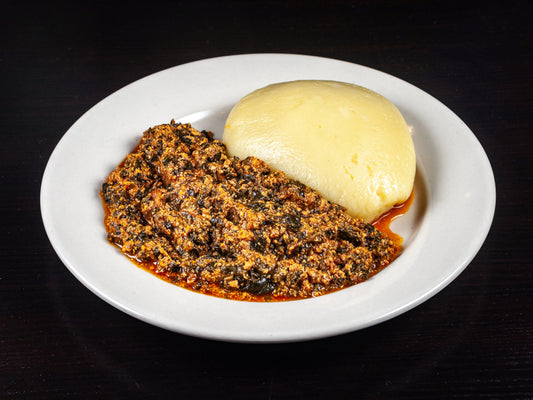 Egusi Stew (with fufu)
