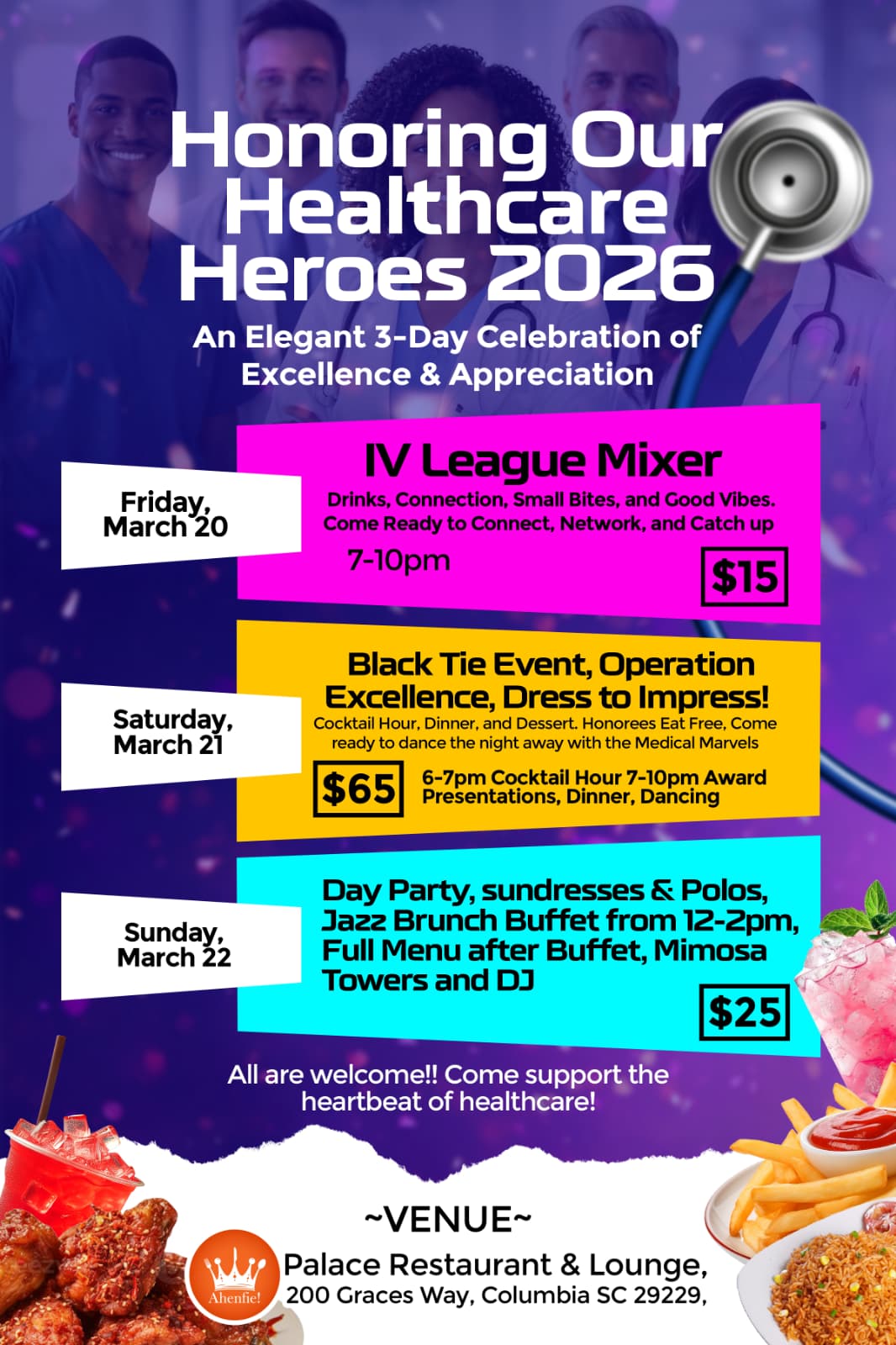 🎉 Honoring Our Healthcare Heroes 2026-Sunday, March 22